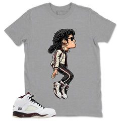 Graphic T-shirt to Match A Maniere Black Collective 5s - M.Jackson Tiptoe Graphic