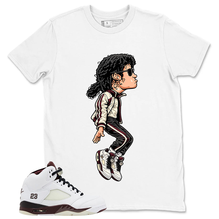 Graphic T-shirt to Match A Maniere Black Collective 5s - M.Jackson Tiptoe Graphic