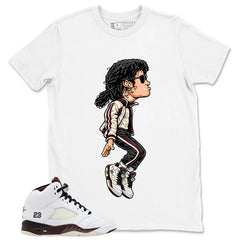Graphic T-shirt to Match A Maniere Black Collective 5s - M.Jackson Tiptoe Graphic
