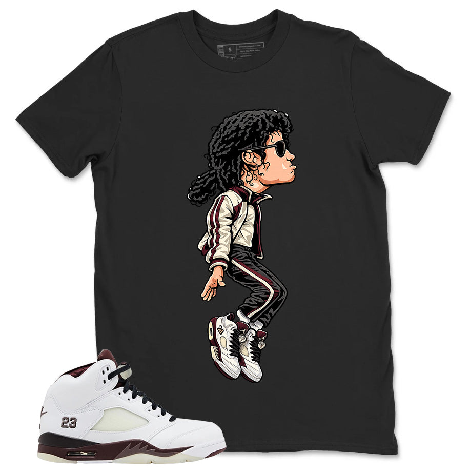 Graphic T-shirt to Match A Maniere Black Collective 5s - M.Jackson Tiptoe Graphic