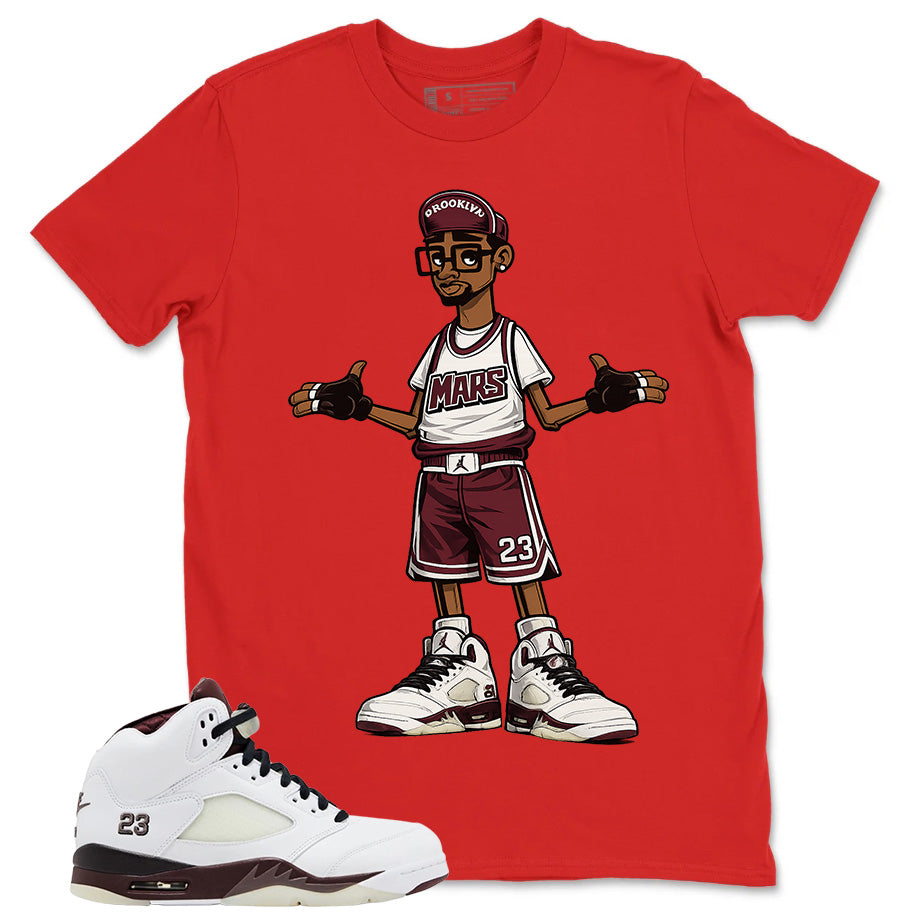Graphic T-shirt to Match A Maniere Black Collective 5s - Mars 23 Graphic