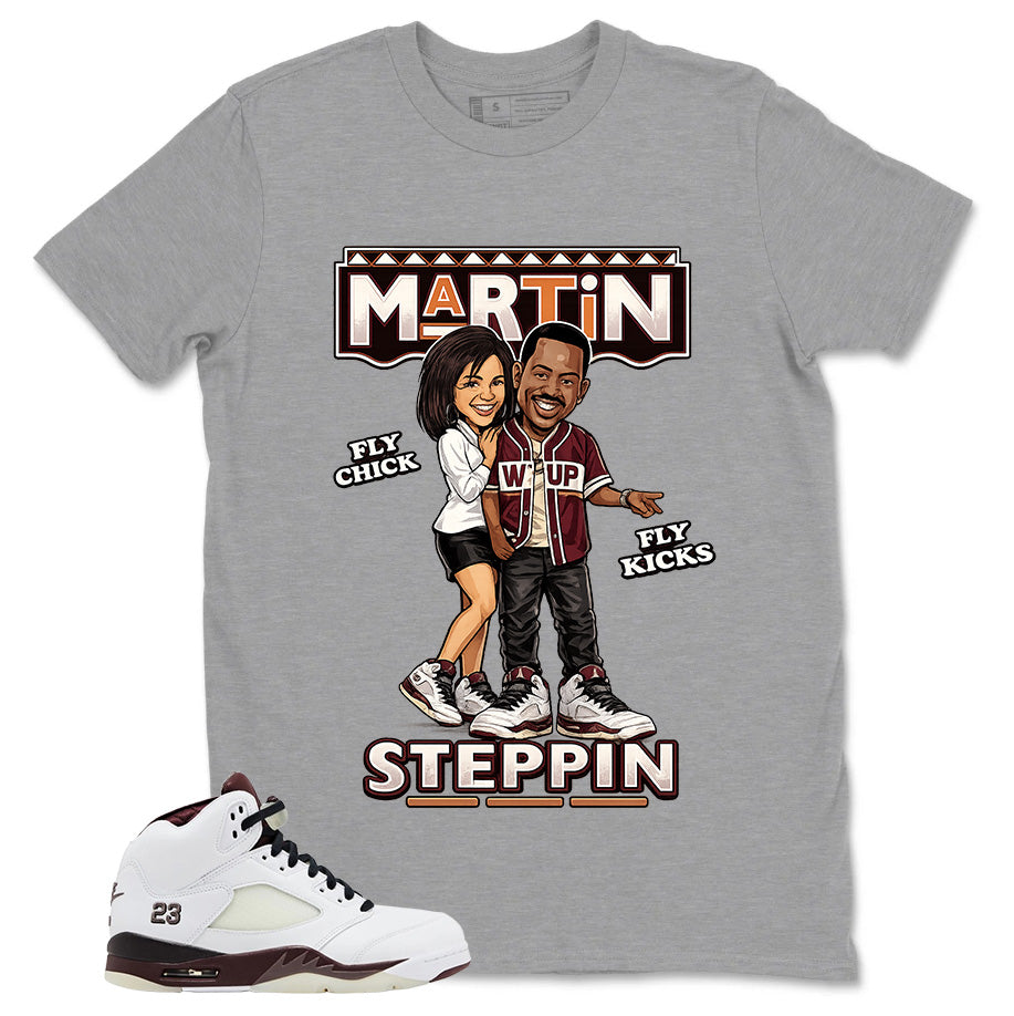 Graphic T-shirt to Match A Maniere Black Collective 5s - Martin Steppin Graphic