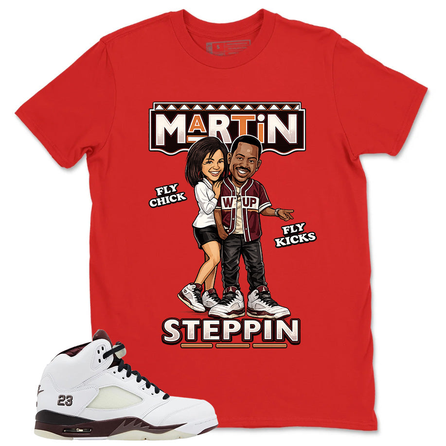 Graphic T-shirt to Match A Maniere Black Collective 5s - Martin Steppin Graphic
