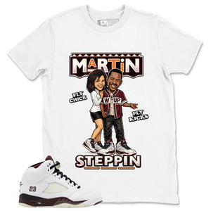 Graphic T-shirt to Match A Maniere Black Collective 5s - Martin Steppin Graphic