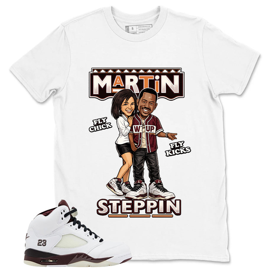 Graphic T-shirt to Match A Maniere Black Collective 5s - Martin Steppin Graphic