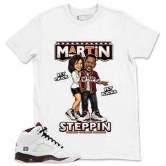 Graphic T-shirt to Match A Maniere Black Collective 5s - Martin Steppin Graphic