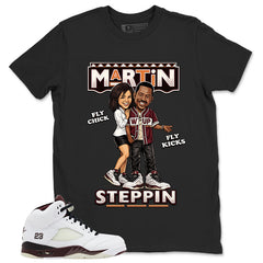 Graphic T-shirt to Match A Maniere Black Collective 5s - Martin Steppin Graphic