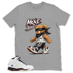 Graphic T-shirt to Match A Maniere Black Collective 5s - Move In Silence Graphic