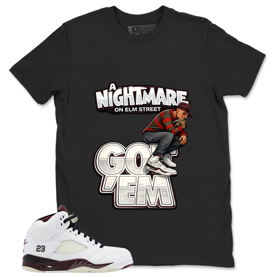 Graphic Tee to Match A Maniere Black Collective 5s - Nightmare On Elm Street Graphic