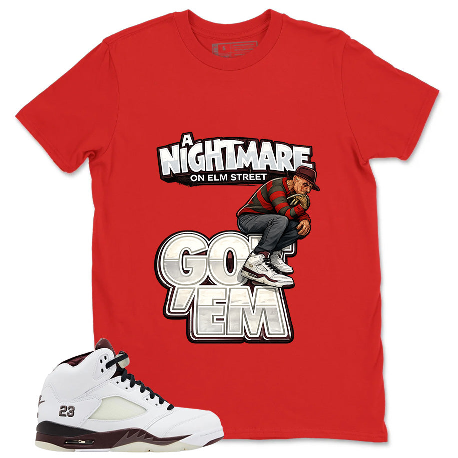 Graphic Tee to Match A Maniere Black Collective 5s - Nightmare On Elm Street Graphic