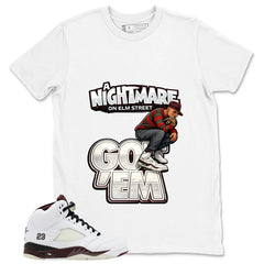 Graphic Tee to Match A Maniere Black Collective 5s - Nightmare On Elm Street Graphic