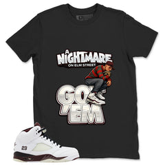 Graphic Tee to Match A Maniere Black Collective 5s - Nightmare On Elm Street Graphic