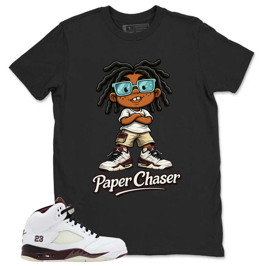 Graphic Tee to Match A Maniere Black Collective 5s - Paper Chaser Graphic