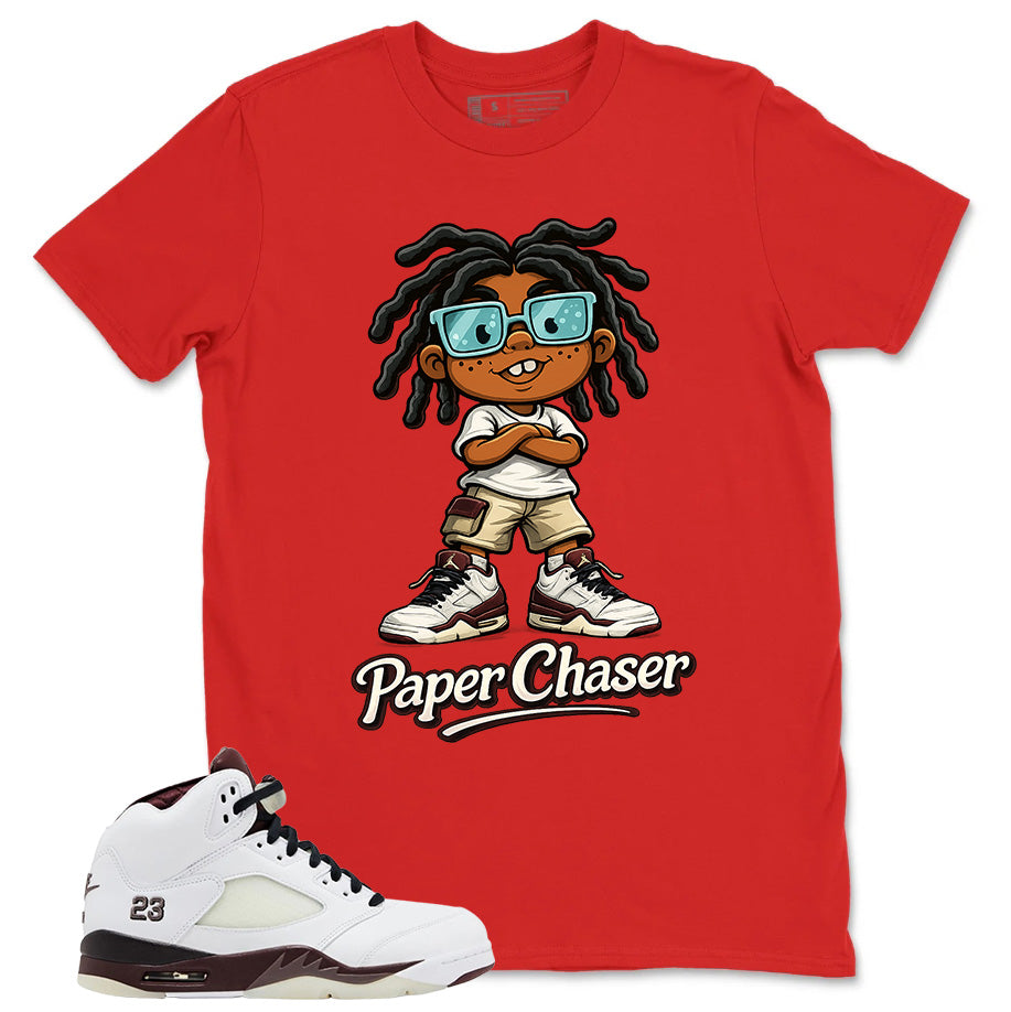 Graphic Tee to Match A Maniere Black Collective 5s - Paper Chaser Graphic