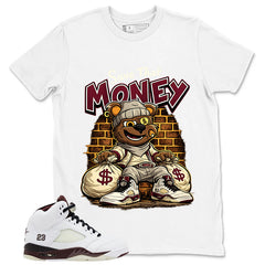 Graphic T-shirt to Match A Maniere Black Collective 5s - Save That Money Graphic