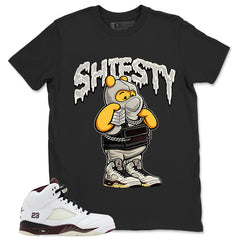 Graphic T-shirt to Match A Maniere Black Collective 5s - Shiesty Pooh Graphic