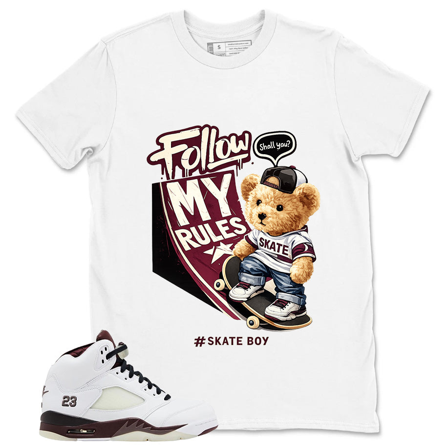 Graphic T-shirt to Match A Maniere Black Collective 5s - Skate Bear Graphic