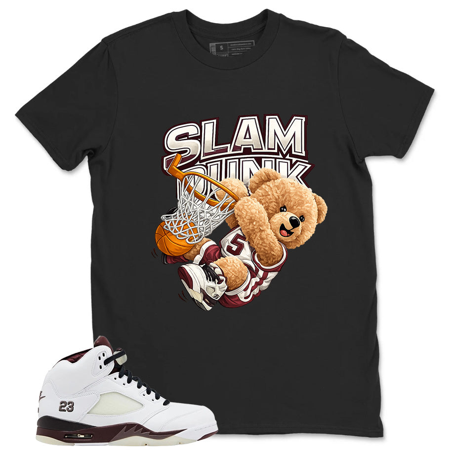 Graphic T-shirt to Match A Maniere Black Collective 5s - Slam Dunk Graphic