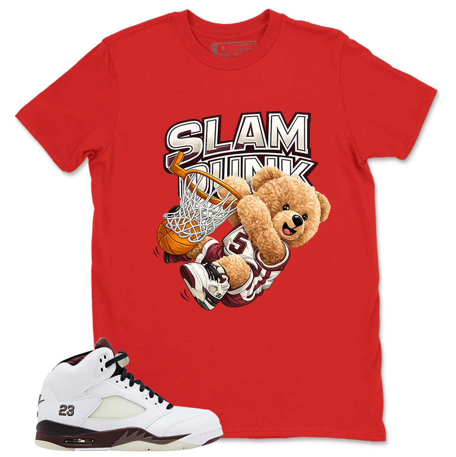 Graphic T-shirt to Match A Maniere Black Collective 5s - Slam Dunk Graphic