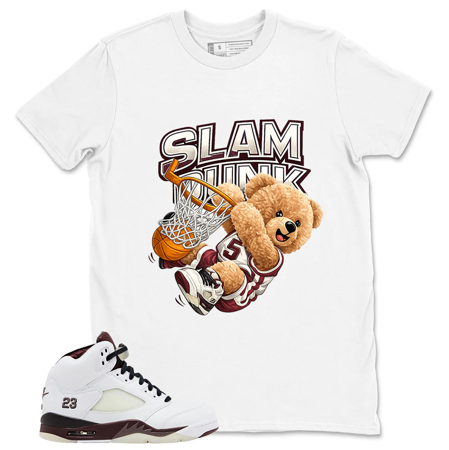 Graphic T-shirt to Match A Maniere Black Collective 5s - Slam Dunk Graphic