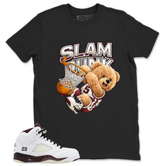 Graphic T-shirt to Match A Maniere Black Collective 5s - Slam Dunk Graphic
