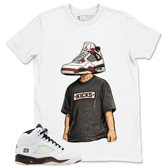 Graphic T-shirt to Match A Maniere Black Collective 5s - Sneakerhead Graphic