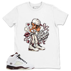 Graphic T-shirt to Match A Maniere Black Collective 5s - Talk To The Hand Graphic