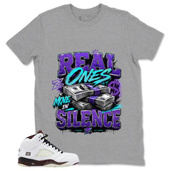 Real Ones Move In Silence Zadago Graphic T-shirt