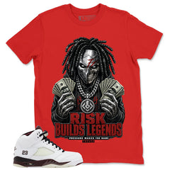 Risk Builds Legends Zadago Graphic T-shirt
