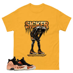 Sicker MJ Graphic Tee, Shirt to Match Air Foamposite One Copper, Air Foamposite Unisex Black Shirt
