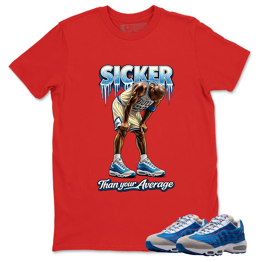 Sicker MJ Graphic Tee, Shirt to Match Air Max 95 Big Bubble Blue, Air Max 95 Big Bubble Blue Lawson Unisex Shirt