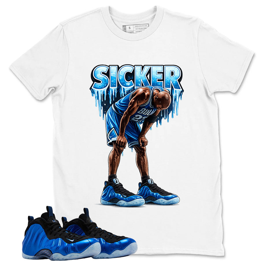 Sicker MJ Shirt - Match Air Foamposite One Royal