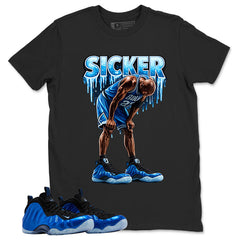Sicker MJ Shirt - Match Air Foamposite One Royal
