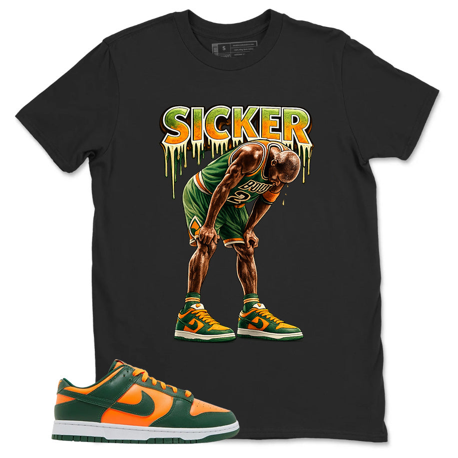 Sicker MJ Shirt - Match Green Dunk Low Miami Hurricanes