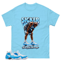 Sicker Than Your Average Graphic Tee, Shirt to Match Air Foamposite Pro University Blue, Air Foamposite Unisex Blue Shirt