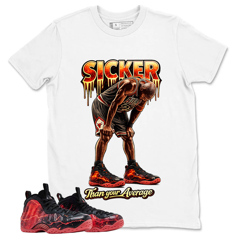 Sicker Than Your Average Graphic Tee, Shirt to Match Air Foamposite Stranger Things, Air Foamposite Unisex Blue Shirt