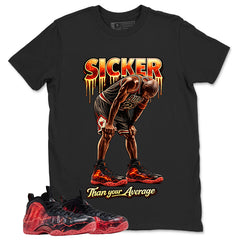 Sicker Than Your Average Graphic Tee, Shirt to Match Air Foamposite Stranger Things, Air Foamposite Unisex Blue Shirt