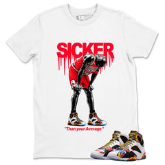 Sicker Than Your Average Graphic Tee, Shirt to Match Air Jordan 7 Miro, Air Jordan 7 Miro Unisex Shirt