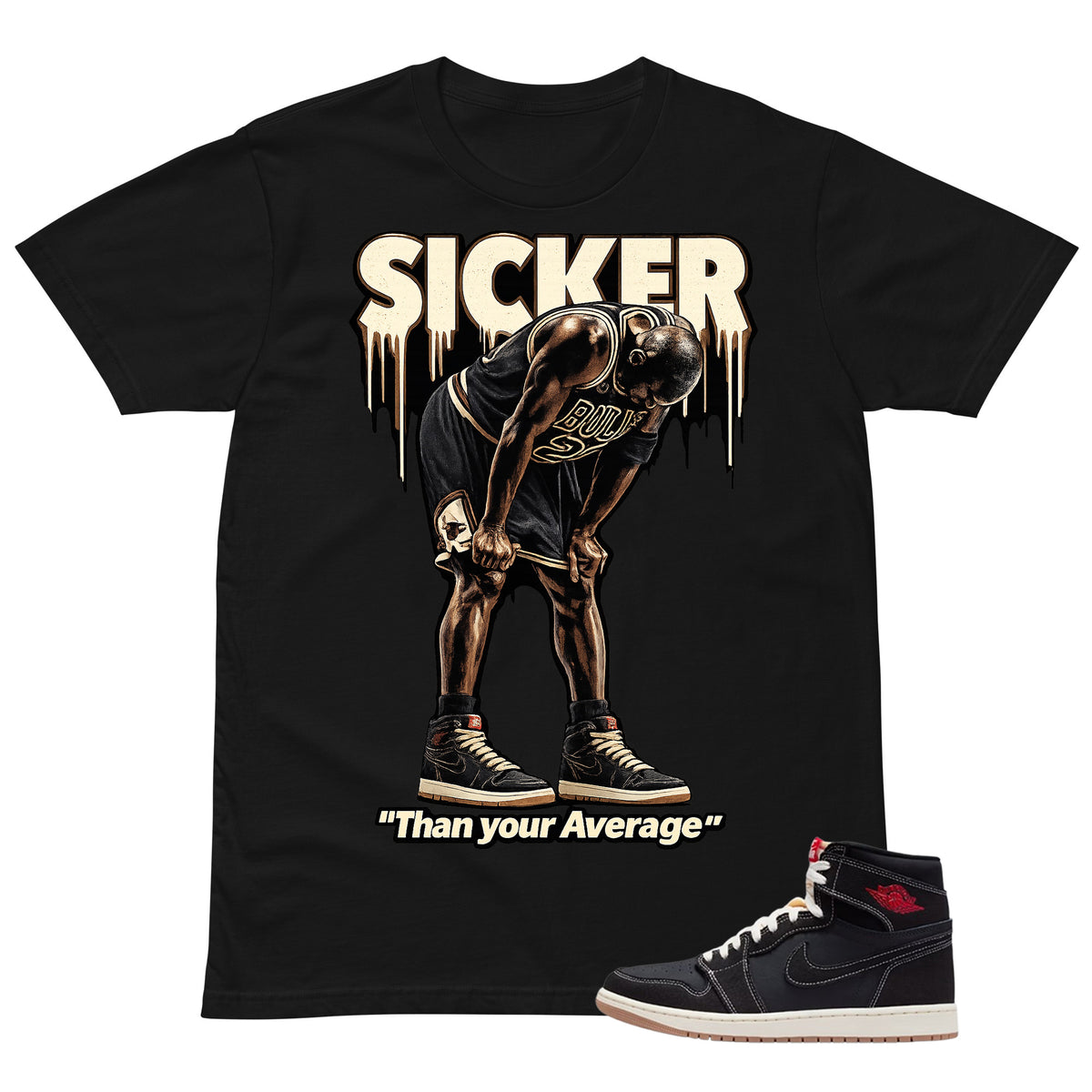 Sicker Than Your Average Shirt - Match Air Jordan 1 Flight Club
