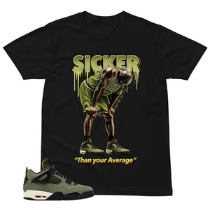 Sicker Than Your Average Shirt - Match  Air Jordan 4 Undefeated