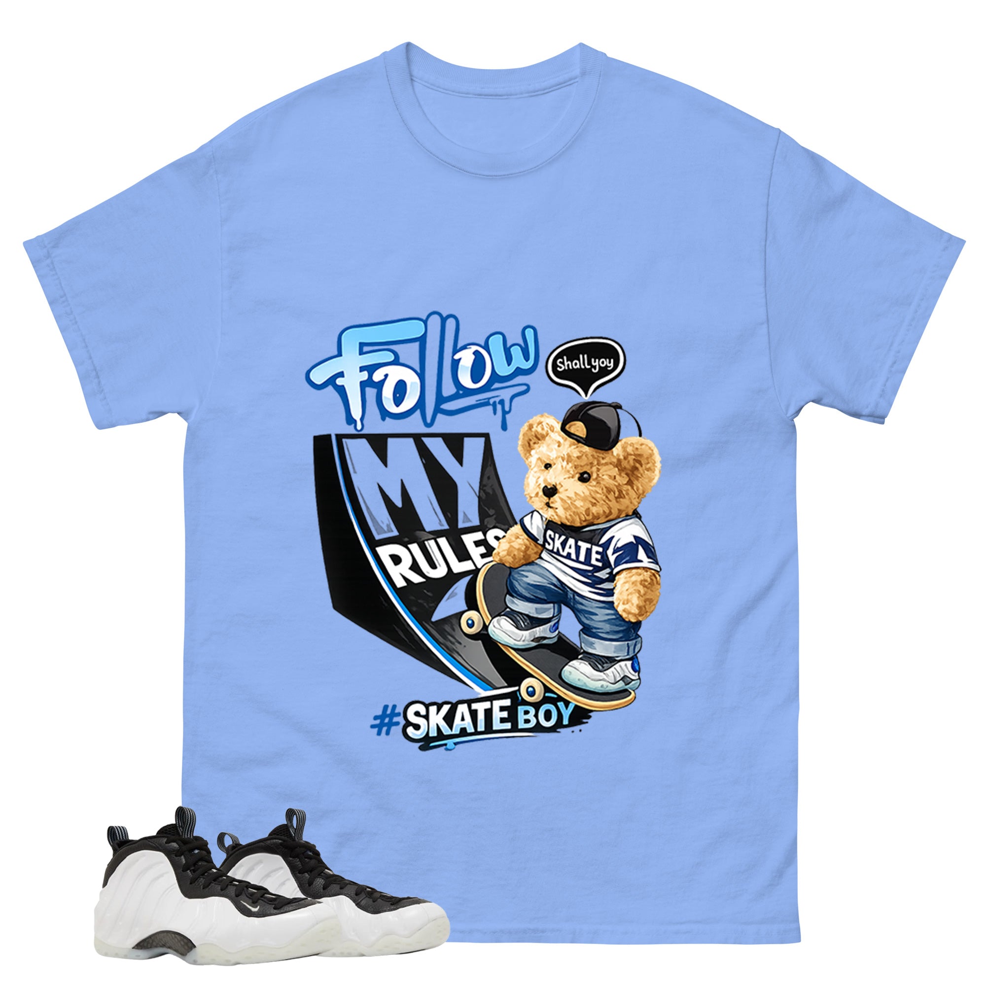 Skate Boy Graphic Tee - Shirt to Match Air Foamposite One Penny