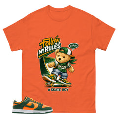 Skate Boy Shirt - Match Green Dunk Low Miami Hurricanes