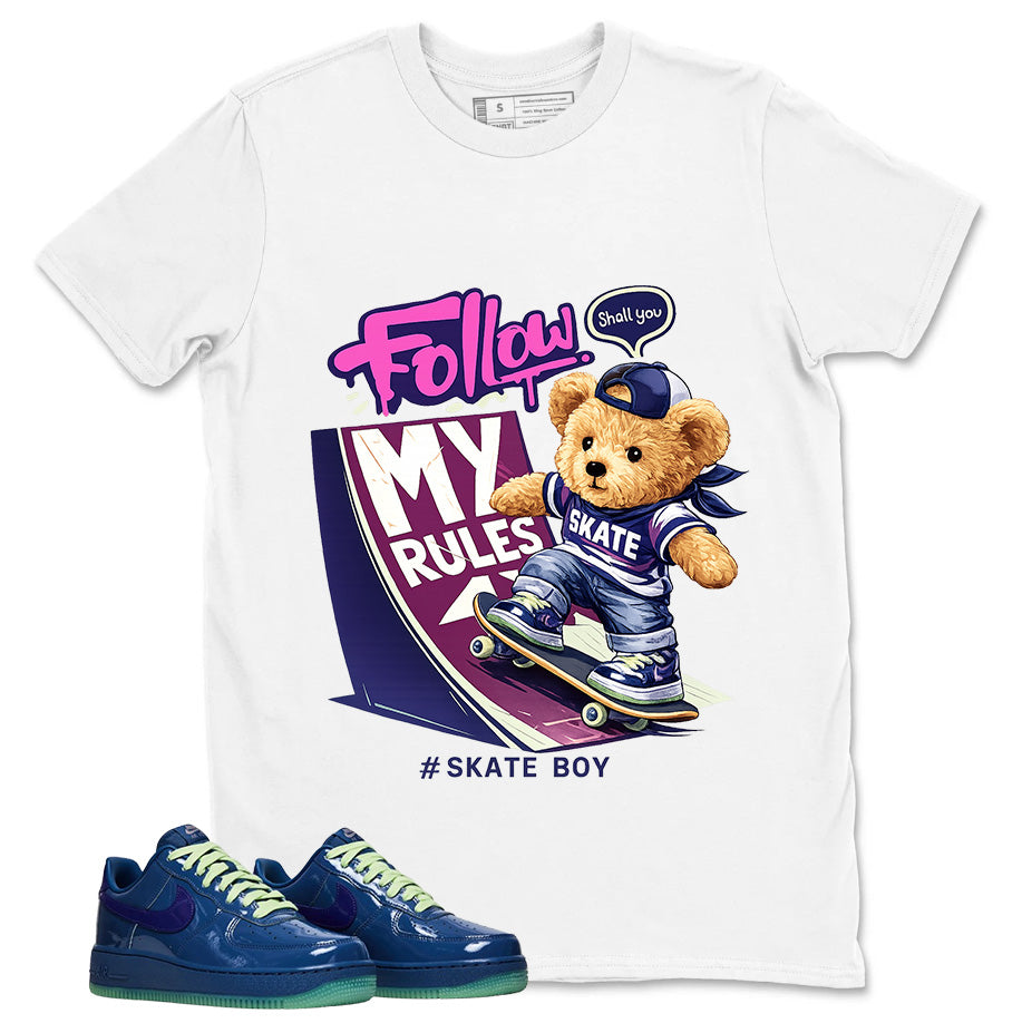 Skate Boys Graphic Tee, Shirt to Match Air Force 1 Mystic Navy, Air Force 1 Unisex Shirt