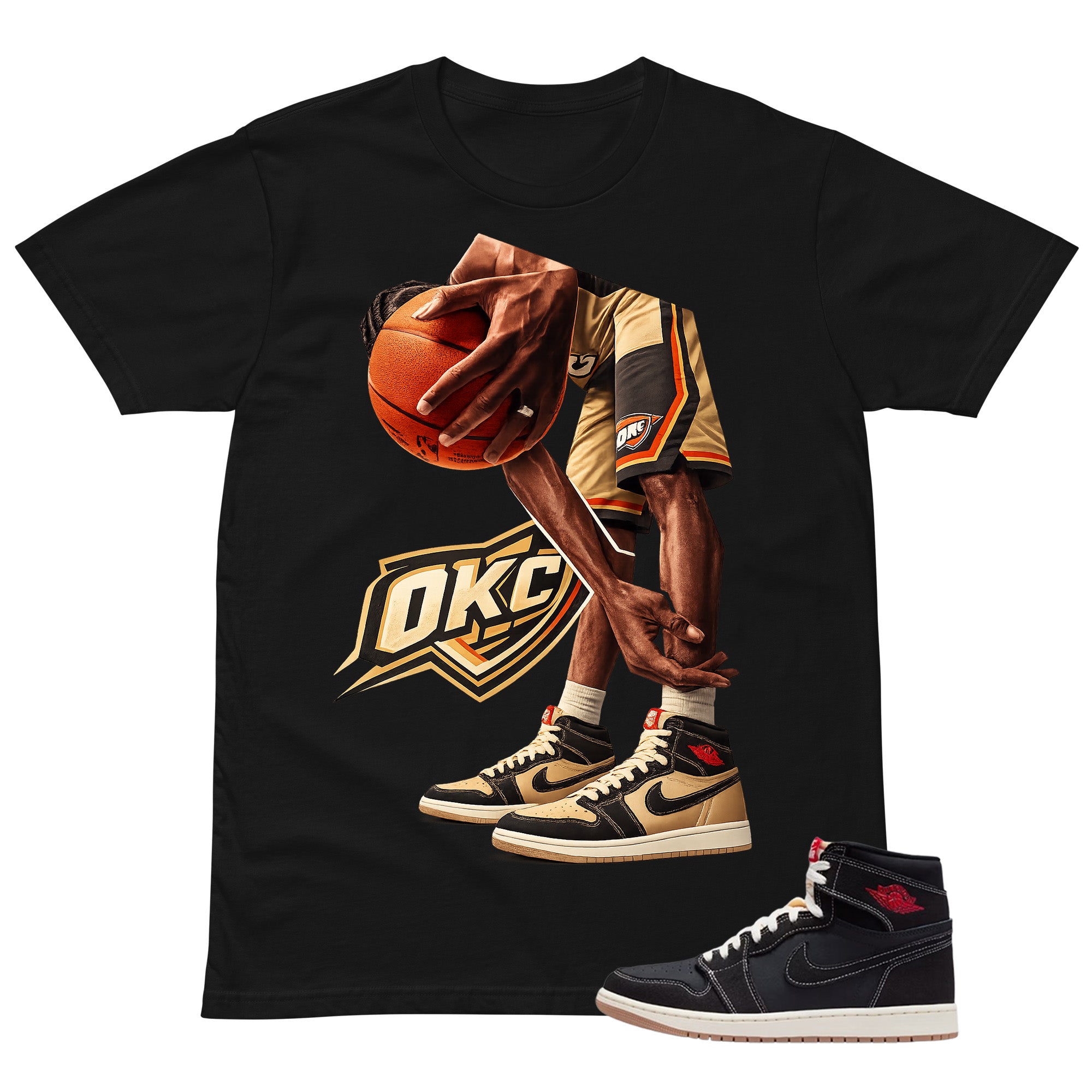 Slam Dunk Basketball Shirt - Match Air Jordan 1 Flight Club