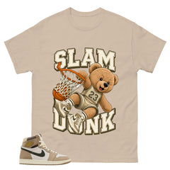 Slam Dunk Bear Shirt - Match Cream Air Jordan Wmns 1 Khaki