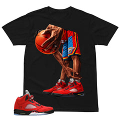Graphic Tee Slam Dunk Shirt Match 5s Raging Bull