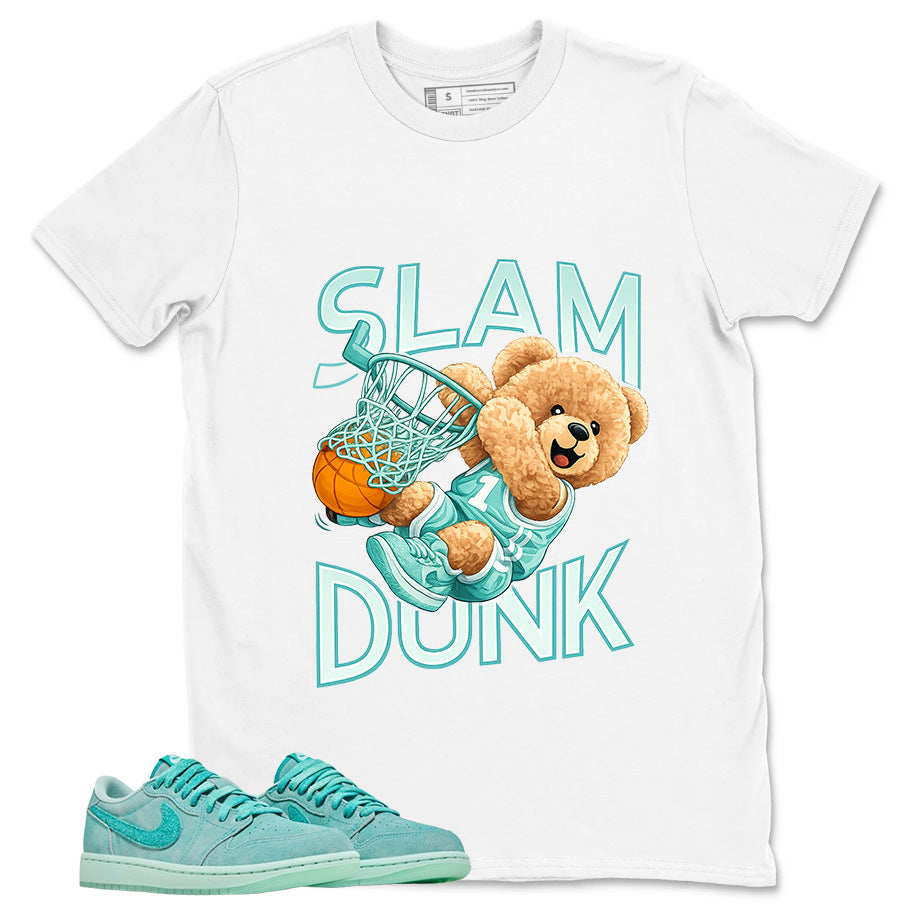 Slam Dunk Shirt - Match Womens Air Jordan 1 Washed Teal