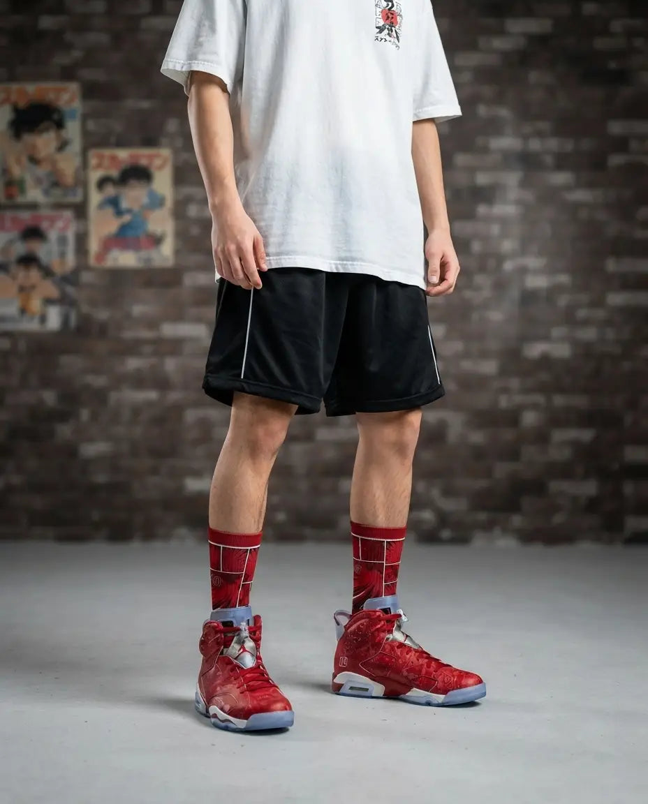 Slam Dunk Socks – Air Jordan 6 Retro Inspired Mid-Calf Unisex Crew Socks