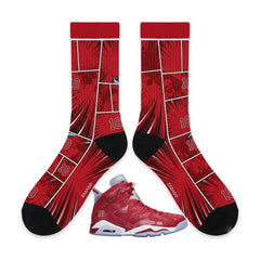 Slam Dunk Socks – Air Jordan 6 Retro Inspired Mid-Calf Unisex Crew Socks