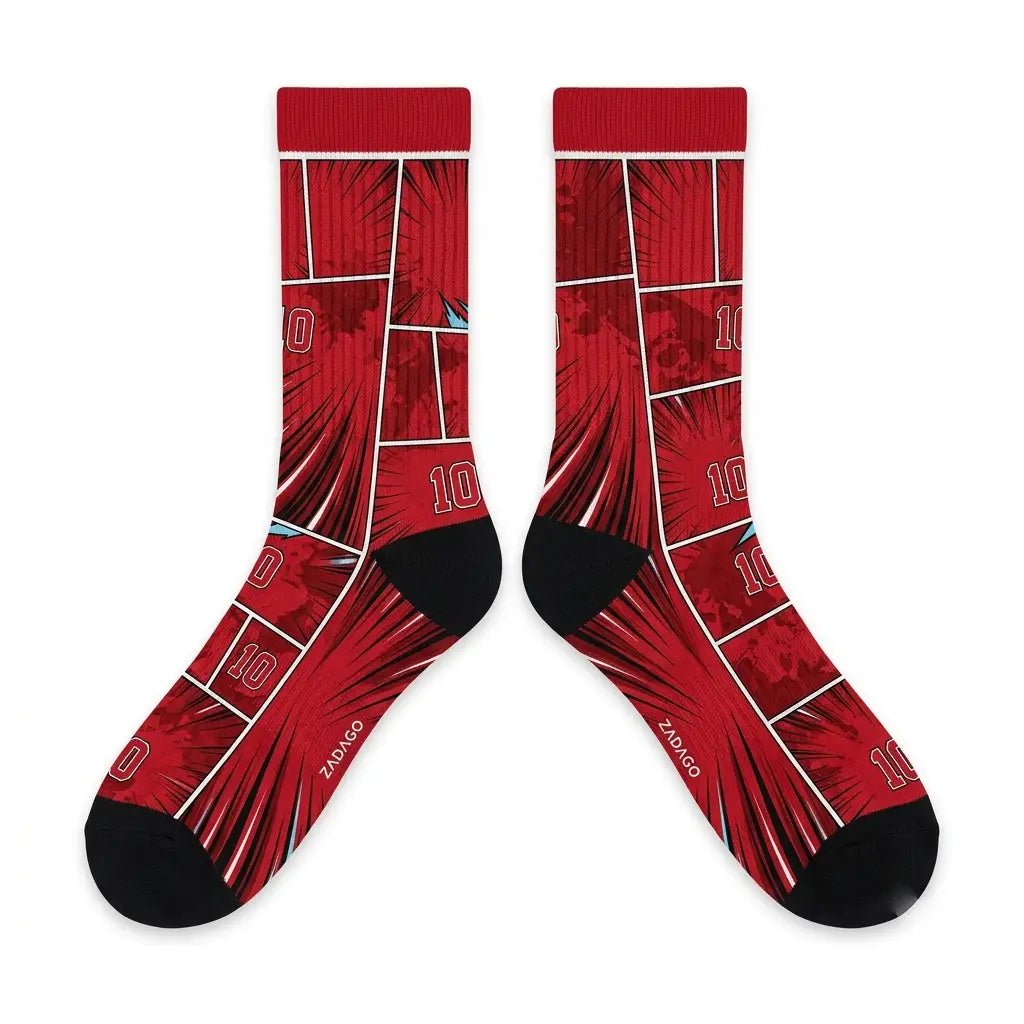 Slam Dunk Socks – Air Jordan 6 Retro Inspired Mid-Calf Unisex Crew Socks